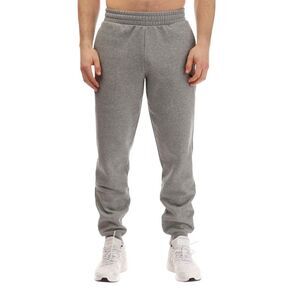 Puma Mens Logo Cuffed Ankle Sweatpants / Gray